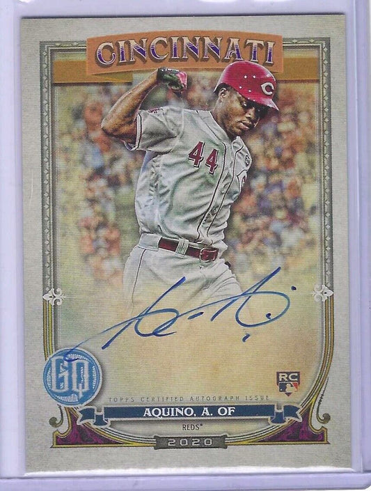 ARISTIDES AQUINO 2022 TOPPS GYSPY QUEEN ON CARD ROOKIE AUTO RC #GQA-AAQ