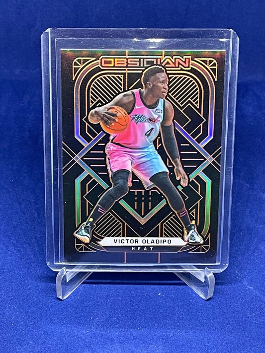 VICTOR OLADIPO 2020-21 PANINI OBSIDIAN ELECTRIC ETCH ORANGE #D 17/50