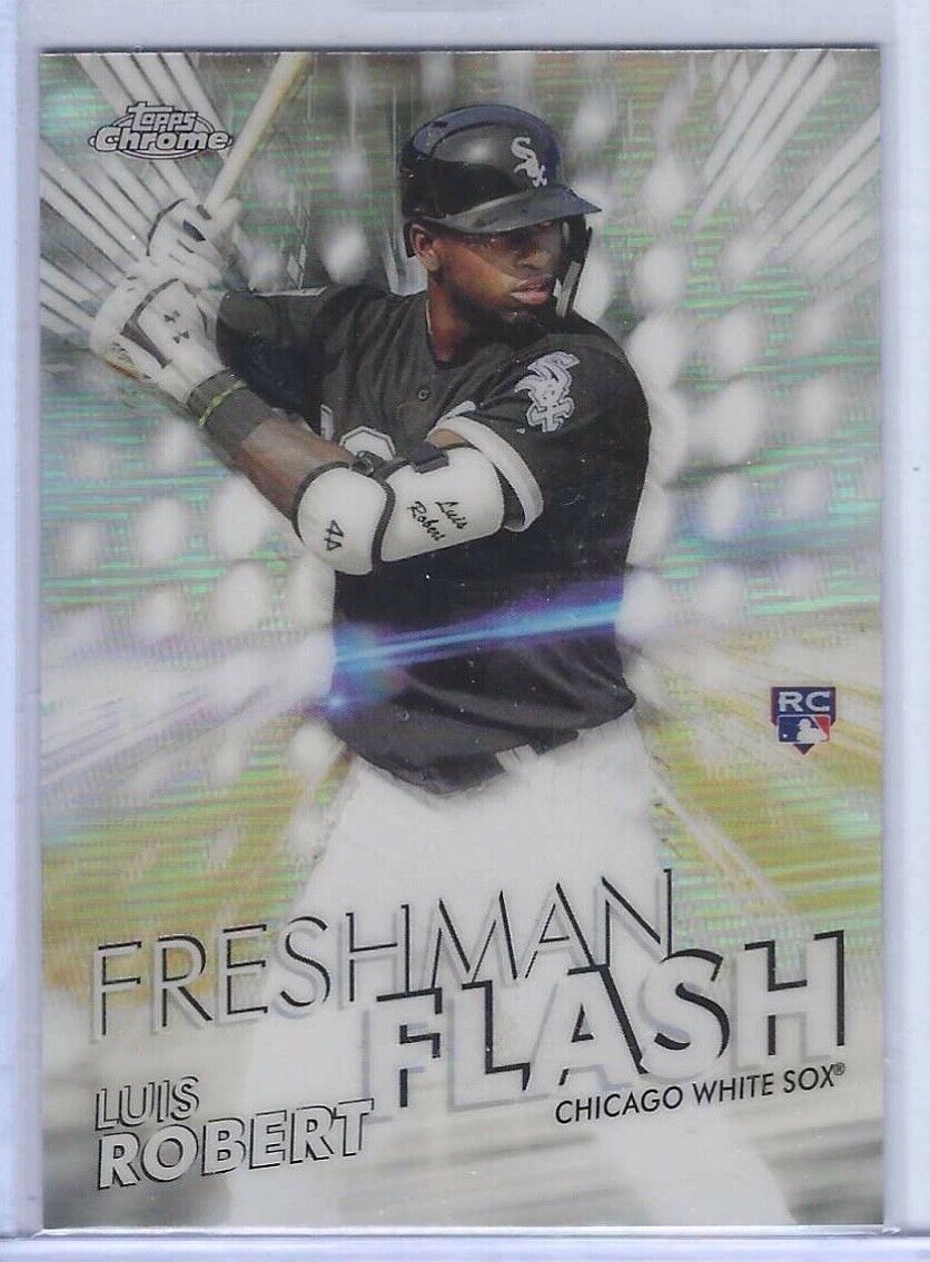 LUIS ROBERT 2020 TOPPS CHROME SILVER REFRACTOR FRESHMAN FLASH INSERT RC #FF-5