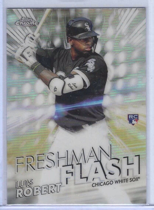 LUIS ROBERT 2020 TOPPS CHROME SILVER REFRACTOR FRESHMAN FLASH INSERT RC #FF-5