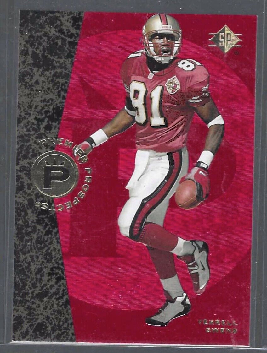 TERRELL OWENS 1996 UPPER DECK SP PREMIER PROSPECTS ROOKIE RC #7