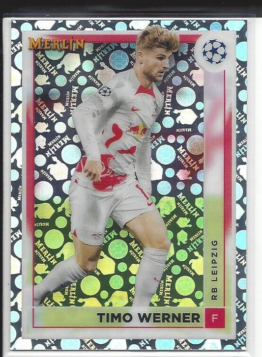 TIMO WERNER 2022-23 TOPPS MERLIN CHROME VINTAGE SP REFRACTOR #115