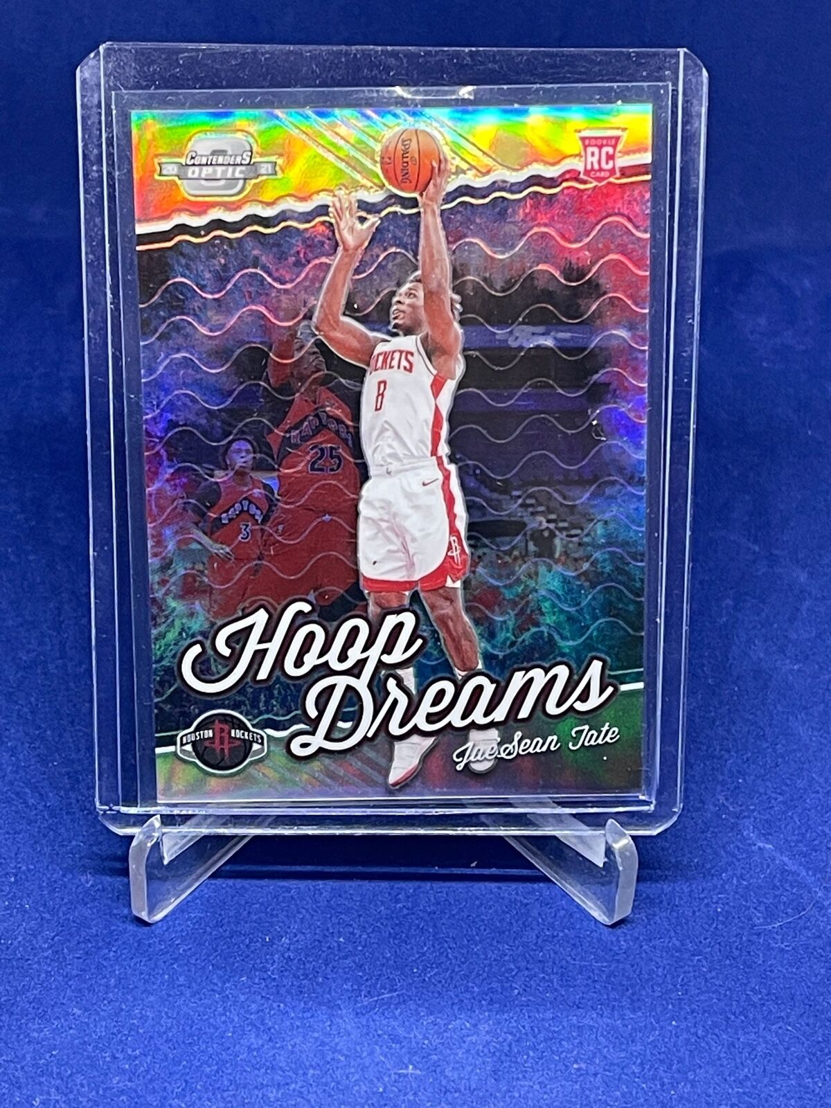 JAE'SEAN TATE 2020-21 PANINI CONTENDERS OPTIC HOOP DREAMS SILVER PRIZM RC #2