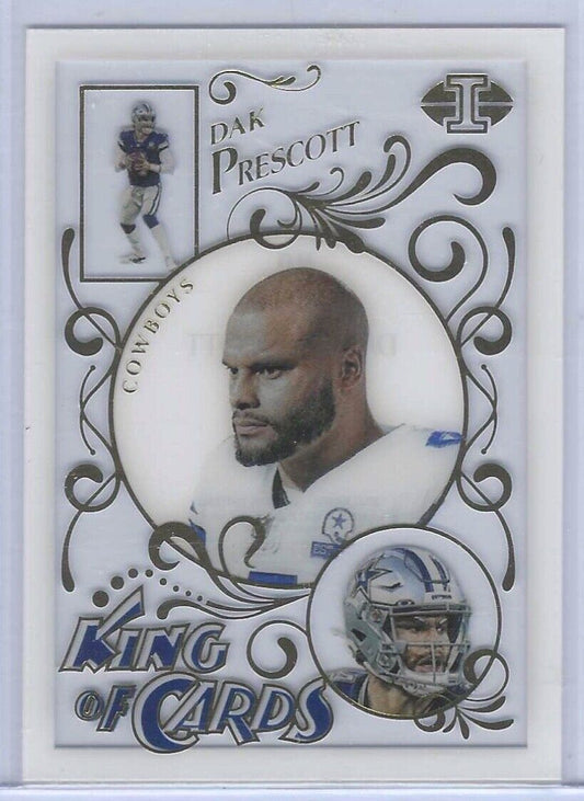 DAK PRESCOTT 2021 PANINI ILLUSIONS KING OF CARDS ACETATE #KC-10