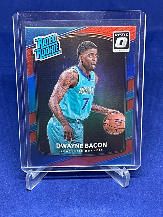 DWAYNE BACON 2017-18 PANINI DONRUSS OPTIC RATED ROOKIE RED HOLO RC #D 18/99