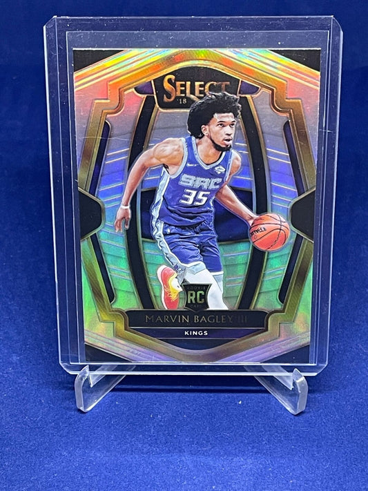 MARVIN BAGLEY III 2018-19 SELECT PREMIER LEVEL SILVER PRIZM ROOKIE RC #112