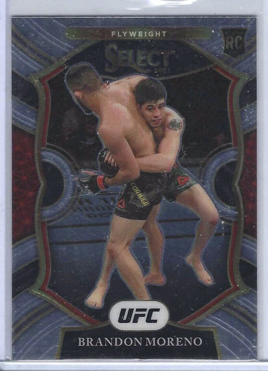 BRANDON MORENO 2021 PANINI SELECT UFC FLYWEIGHT CONCOURSE LEVEL RC #96