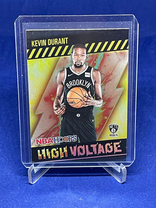 KEVIN DURANT 2020-21 PANINI NBA HOOPS HIGH VOLTAGE SP HOLO #7