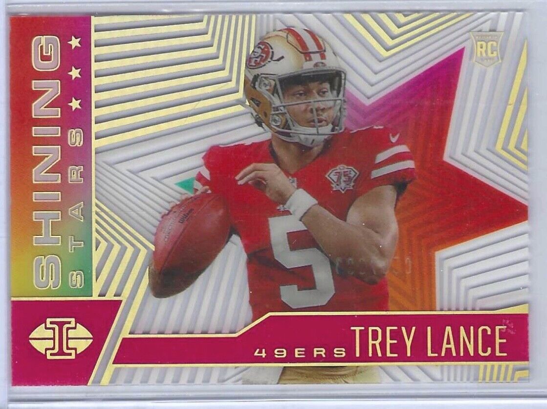 TREY LANCE 2021 PANINI ILLUSIONS SHINING STARS ACETATE RED RC #D 059/399