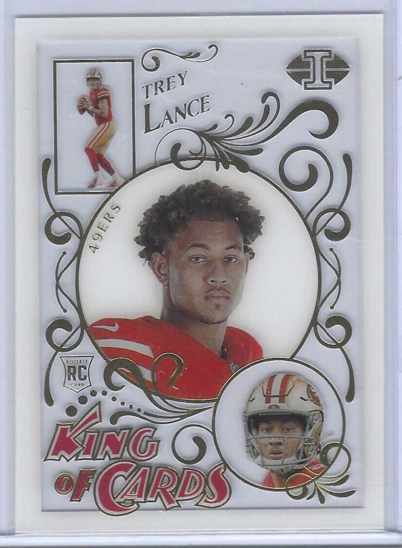 TREY LANCE 2021 PANINI ILLUSIONS KING OF CARDS ACETATE RC #KC-13