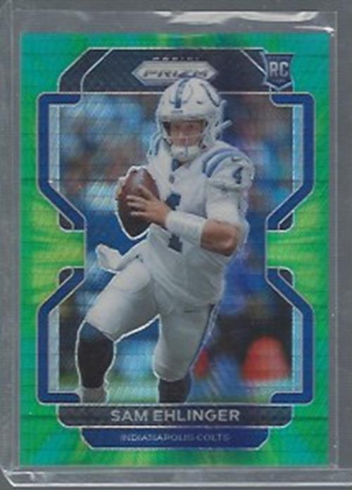 SAM EHLINGER 2021 PANINI PRIZM HYPER PRIZMS ROOKIE RC #D 27/175