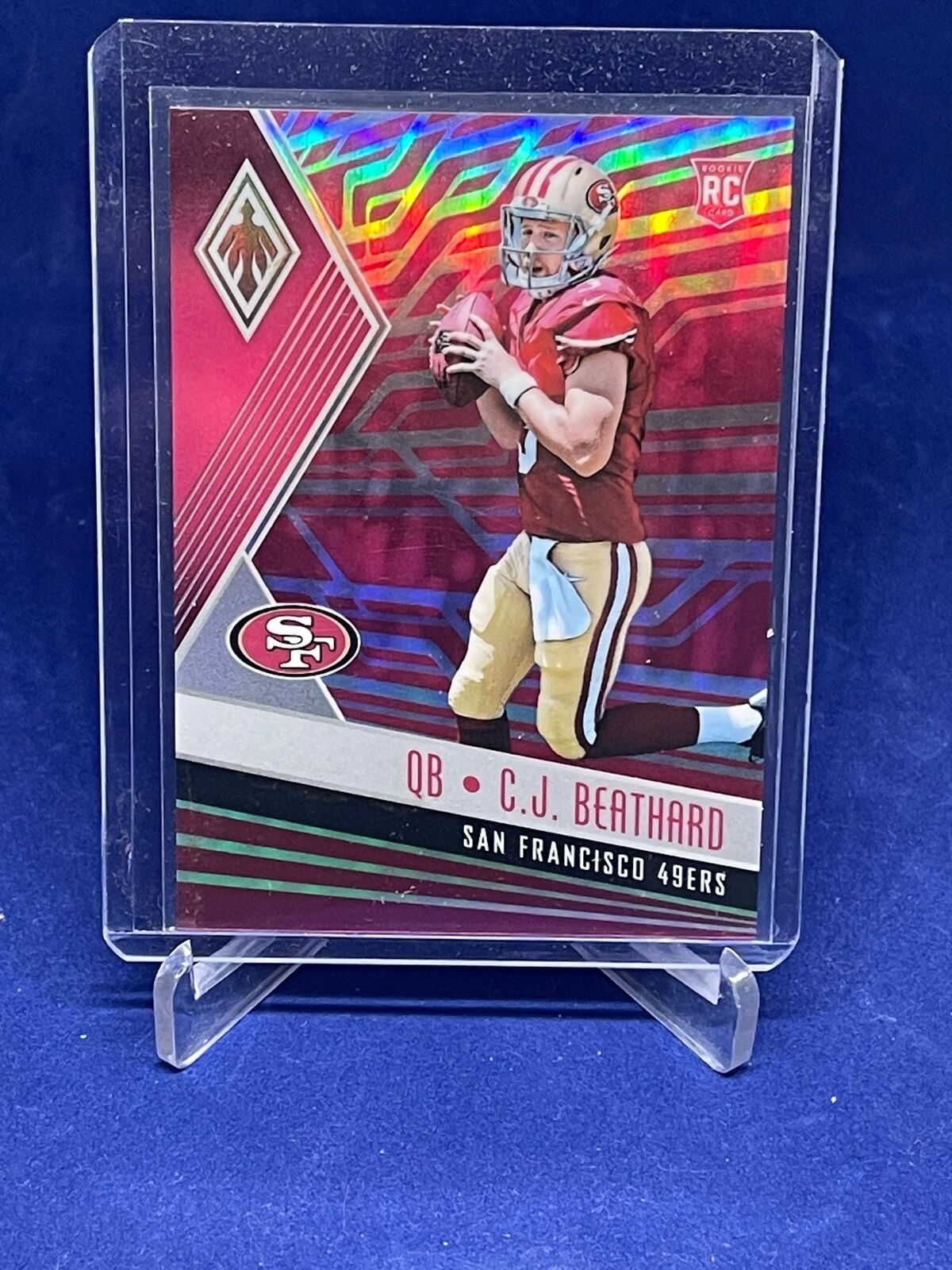 CJ BEATHARD 2017 PANINI PHOENIX PINK PRIZM ROOKIE RC #D 192/199