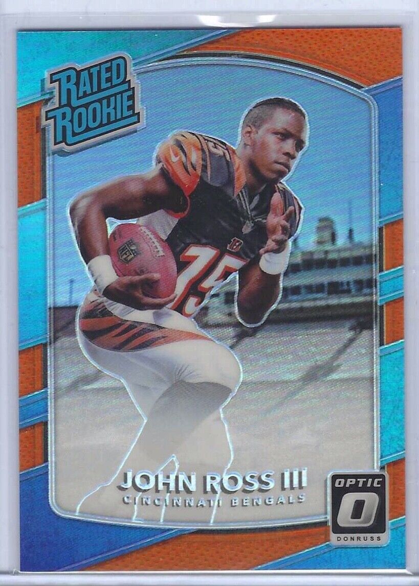 JOHN ROSS III 2017 DONRUSS OPTIC ORANGE HOLO RATED ROOKIE RC #D 157/199