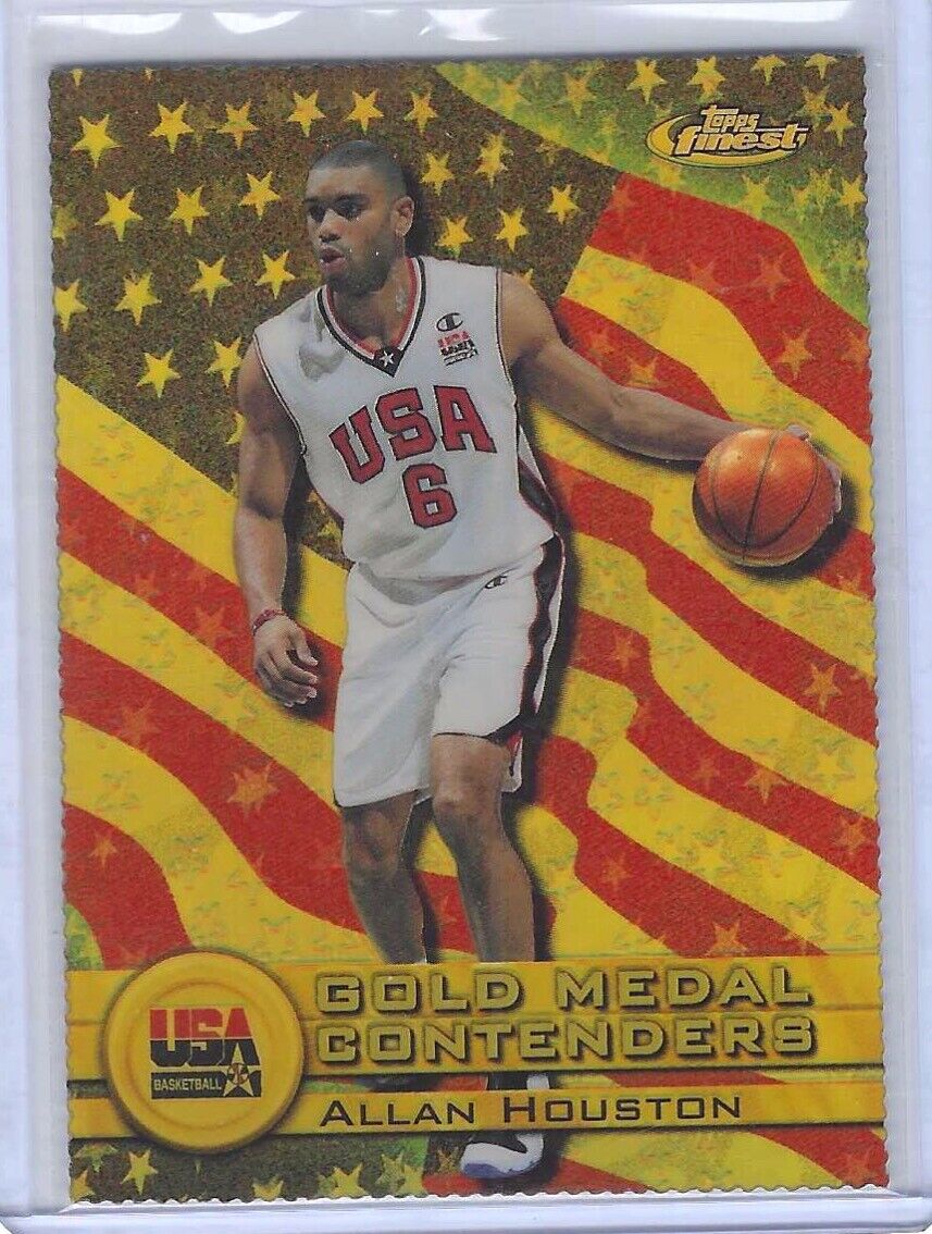 ALLAN HOUSTON 2000 TOPPS FINEST GOLD MEDAL CONTENDERS GOLD REFRACTOR #D /100