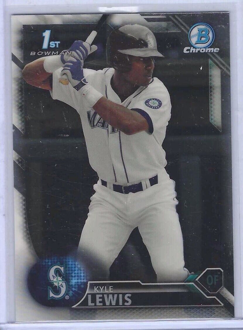 KYLE LEWIS 2016 BOWMAN CHROME 1ST BOWMAN PROSPECT #BDC-60