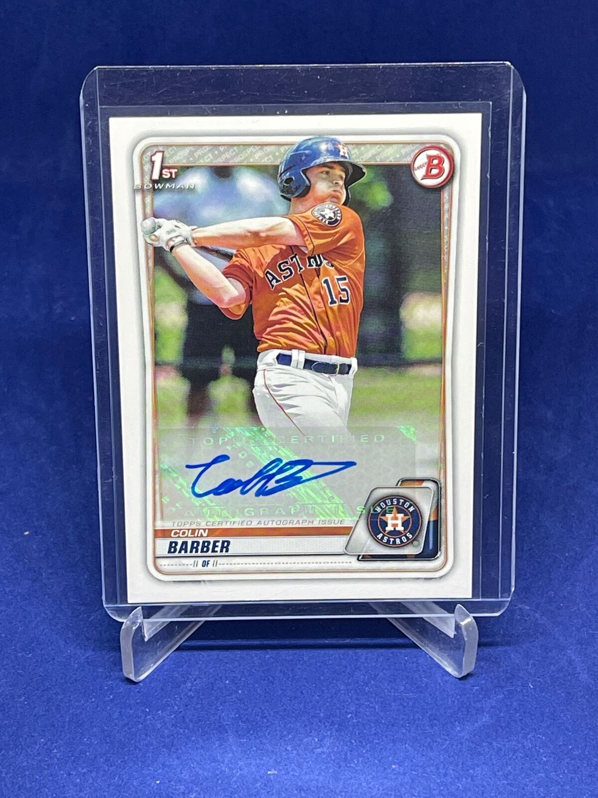 COLIN BARBER 2020 BOWMAN PROSPECTS AUTO PROSPECT