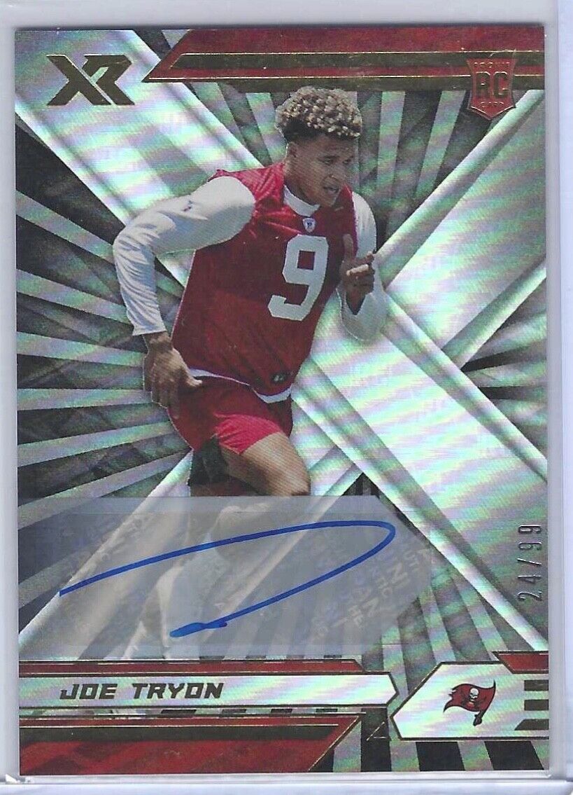 JOE TRYON 2021 PANINI XR ROOKIE AUTO RC #D 24/99