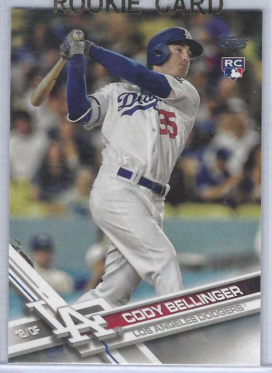 CODY BELLINGER 2017 TOPPS UPDATE SERIES BASE ROOKIE RC #US50