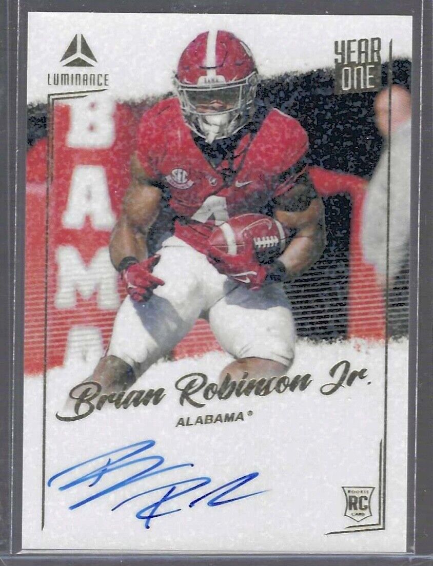 BRIAN ROBINSON JR 2022 PANINI LUMINANCE YEAR ONE ROOKIE AUTO RC #YSR-BRO