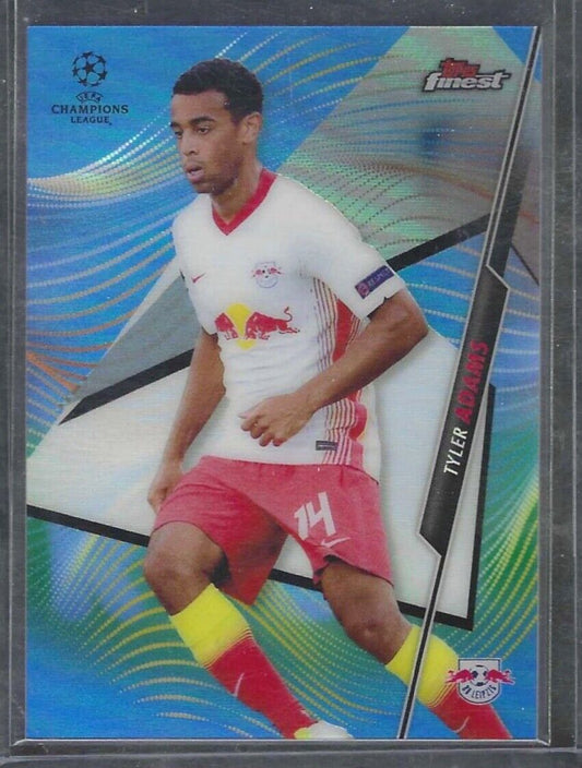 TYLER ADAMS 2020-21 TOPPS FINEST BLUE REFRACTOR #D /150