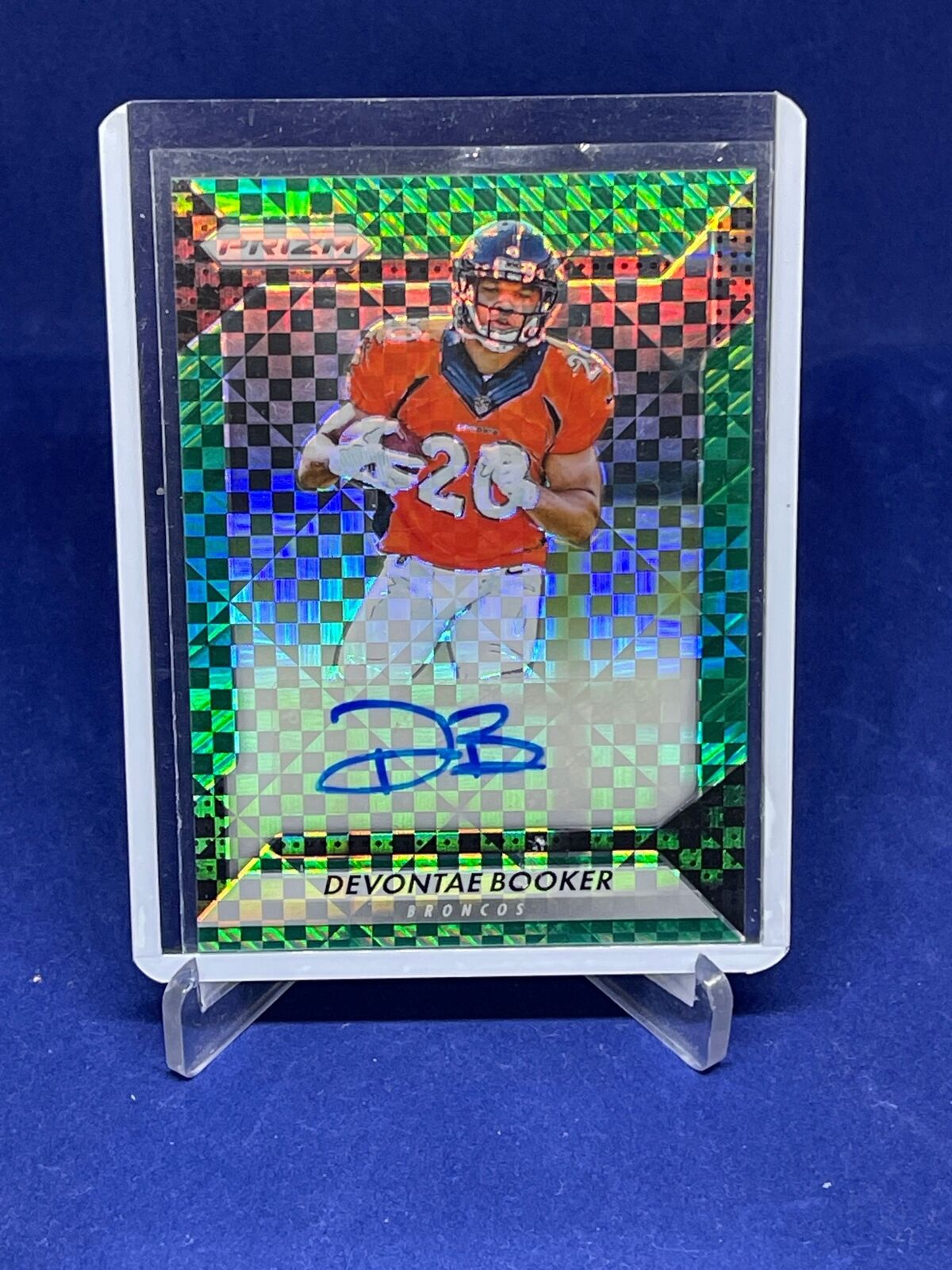 DEVONTAE BOOKER 2016 PANINI PRIZM GREEN POWER PRIZM AUTO ROOKIE RC #D 27/49