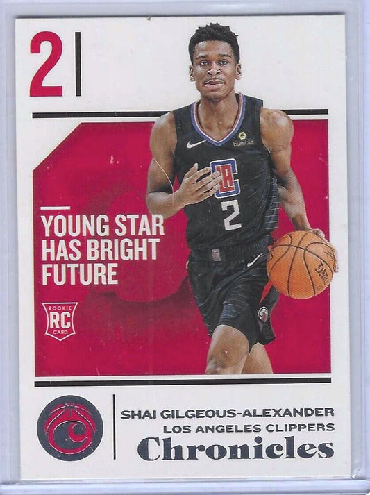 SHAI GILGEOUS-ALEXANDER 2018-19 PANINI CHRONICLES ROOKIE RC #89