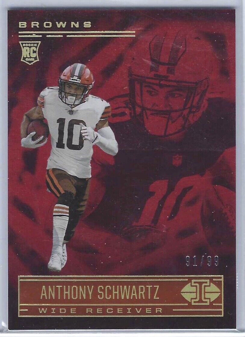 ANTHONY SCHWARTZ 2021 PANINI ILLUSIONS RED RC #D 91/99