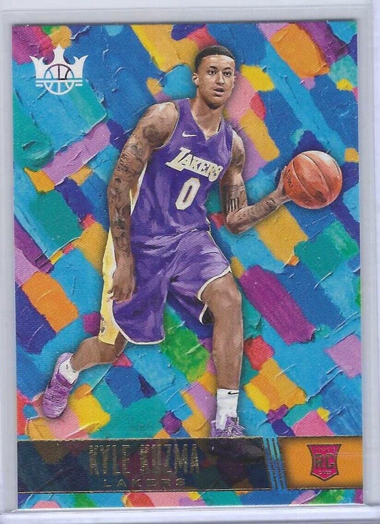 KYLE KUZMA 2017-18 PANINI COURT KINGS LEVEL TWO ROOKIE RC #160