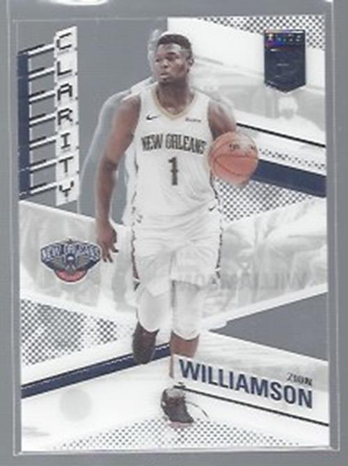 ZION WILLIAMSON 2021-22 PANINI ELITE CLARITY ACETATE #3