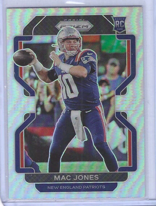 MAC JONES 2021 PANINI PRIZM SILVER PRIZMS SP VARIATION ROOKIE RC #V-336
