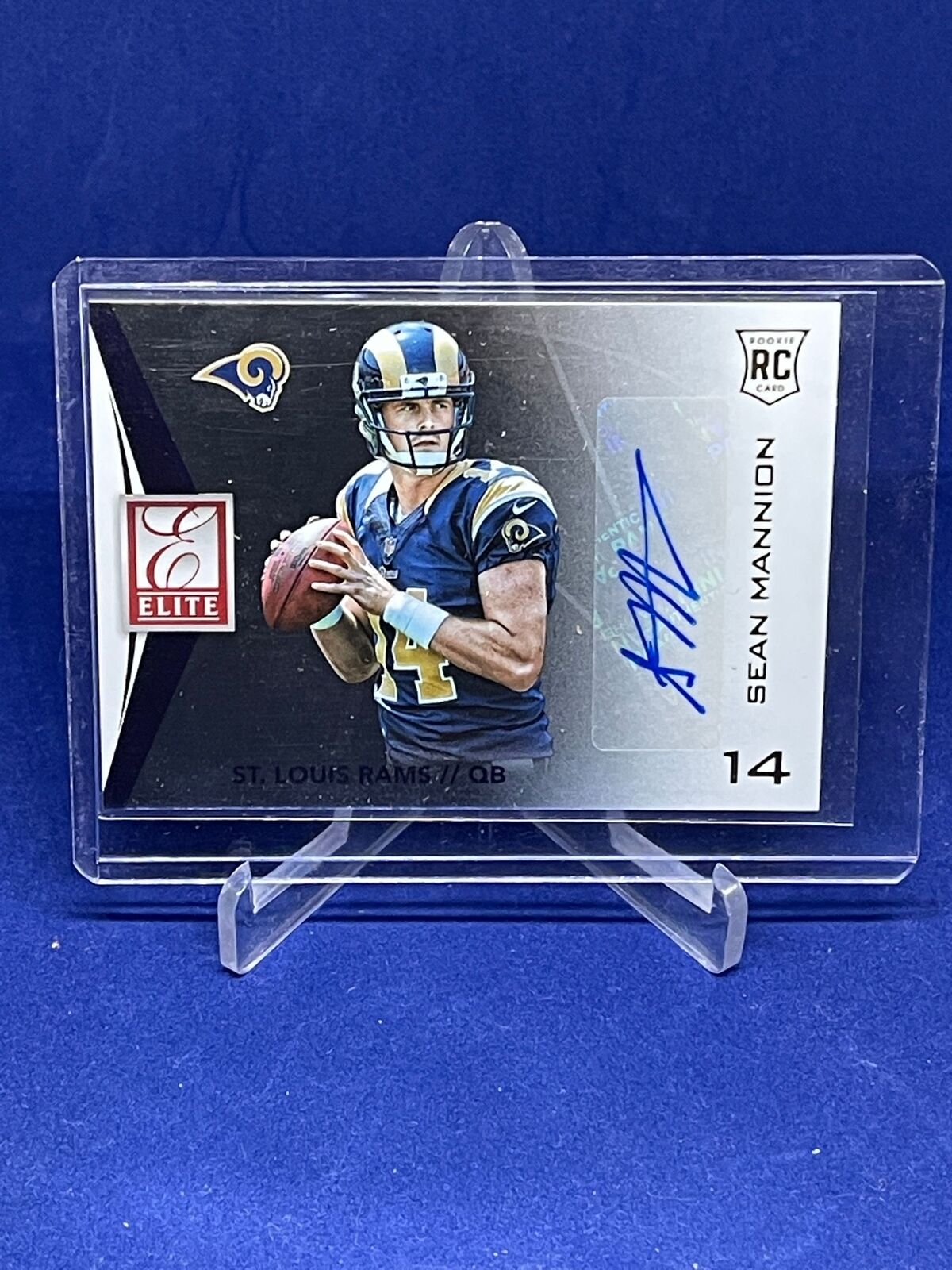 SEAN MANNION 2015 PANINI DONRUSS ELITE ROOKIE AUTO RC