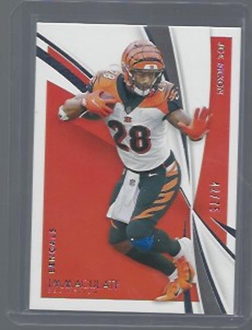 JOE MIXON 2021 PANINI IMMACULATE BASE #D 42/75