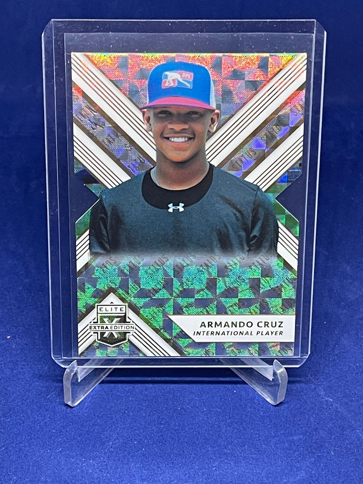 ARMANDO CRUZ 2018 PANINI ELITE EXTRA EDITION DIE CUT NATIONALS PROSPECT #D 1/1