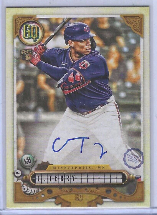 CURTIS TERRY 2022 TOPPS GYPSY QUEEN ROOKIE ON CARD AUTO RC #GQA-CT