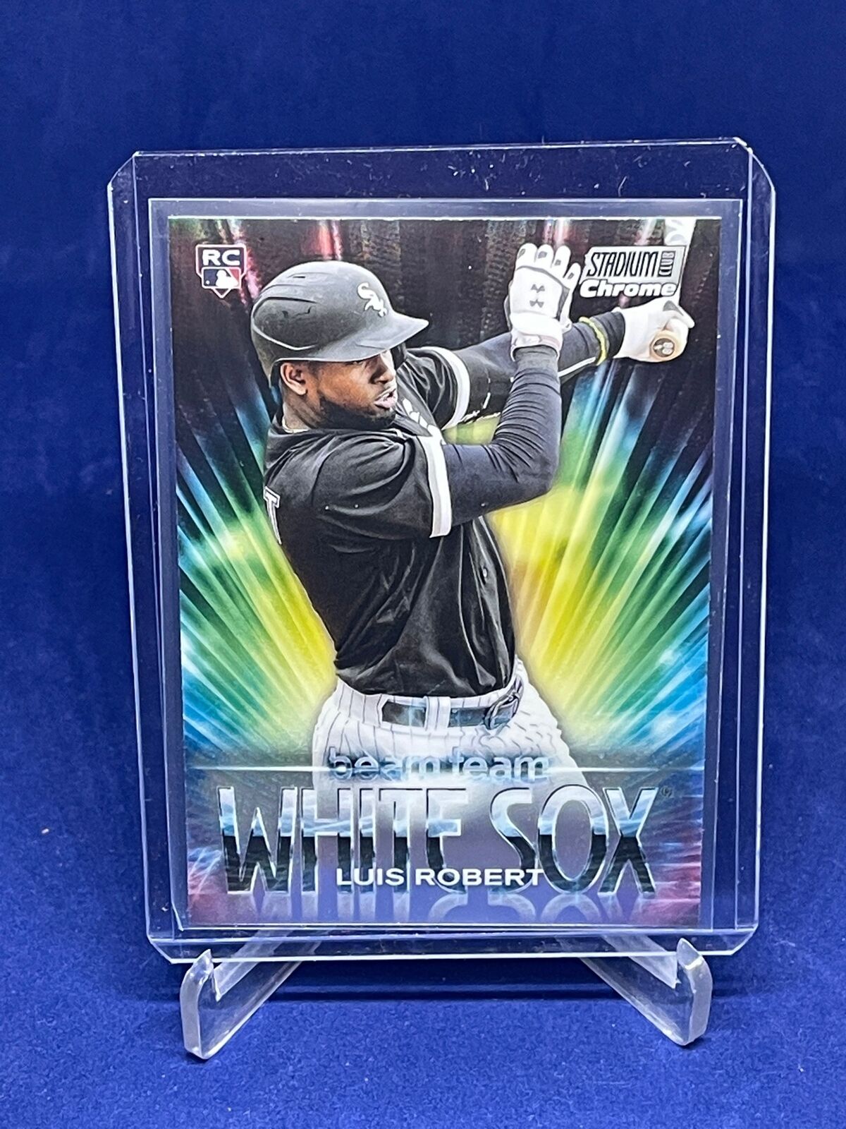 LUIS ROBERT 2020 STADIUM CLUB CHROME BEAM TEAM REFRACTOR ROOKIE RC