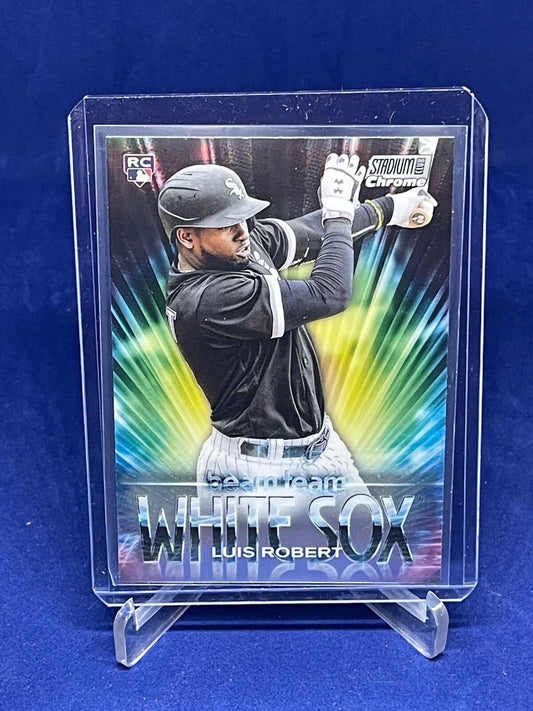 LUIS ROBERT 2020 STADIUM CLUB CHROME BEAM TEAM REFRACTOR ROOKIE RC