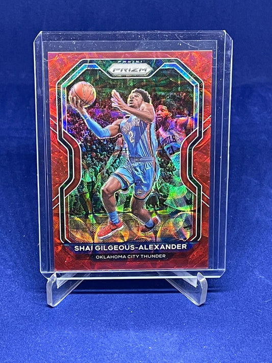 SHAI GILGEOUS ALEXANDER 2020-21 PANINI PRIZM RED CHOICE SCOPE PRIZM #D 50/88