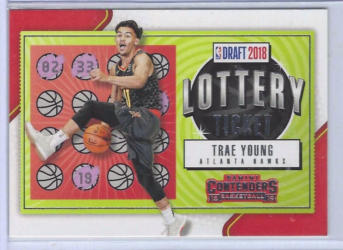 TRAE YOUNG 2018-19 PANINI CONTENDERS LOTTERY TICKET ROOKIE RC #5