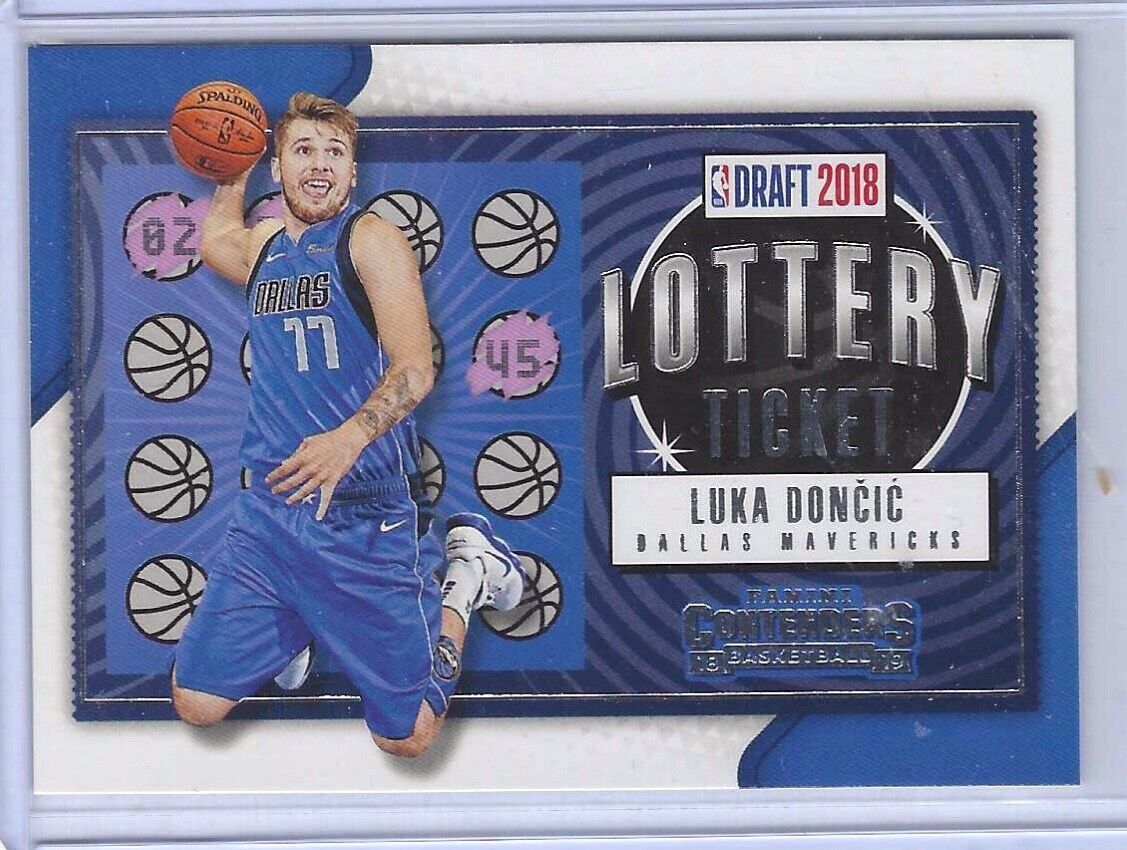 LUKA DONCIC 2018-19 PANINI CONTENDERS LOTTERY TICKET ROOKIE RC #3