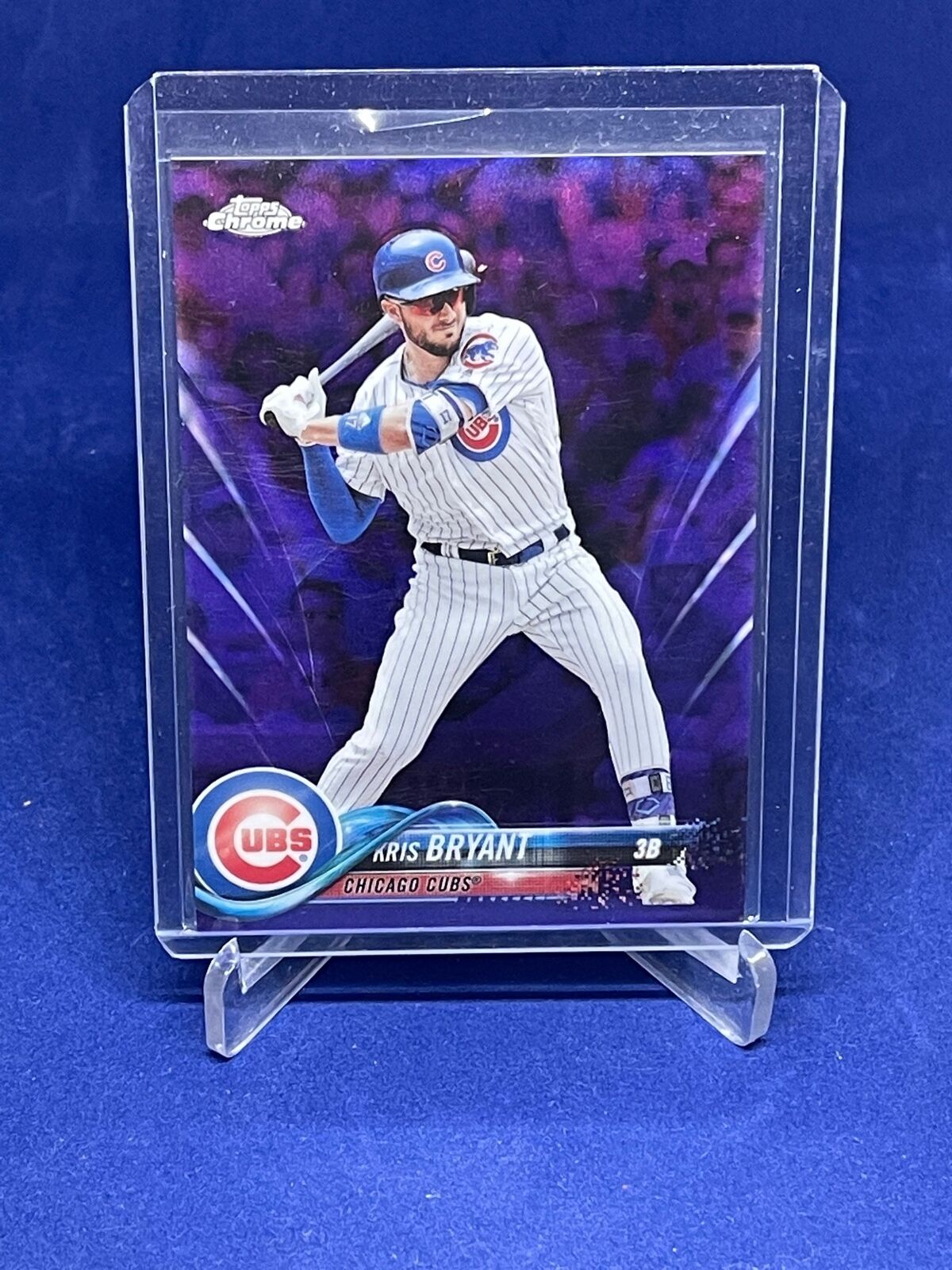 KRIS BRYANT 2018 TOPPS CHROME PURPLE REFRACTOR #D 159/299
