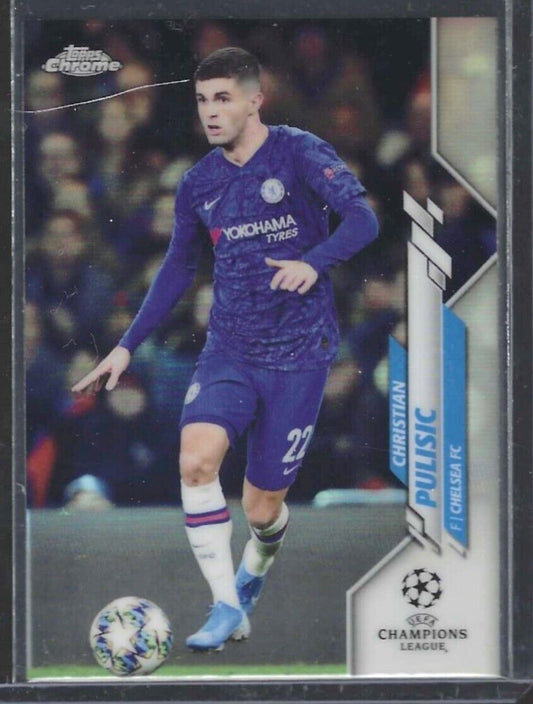 CHRISTIAN PULISIC 2019-20 TOPPS CHROME UEFA SSP REFRACTOR SP PHOTO VARIATION #47