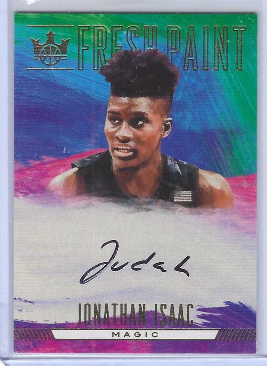 JONATHAN ISAAC 2017-18 PANINI COURT KINGS FRESH PAINT ROOKIE AUTO RC #FP1-J0I