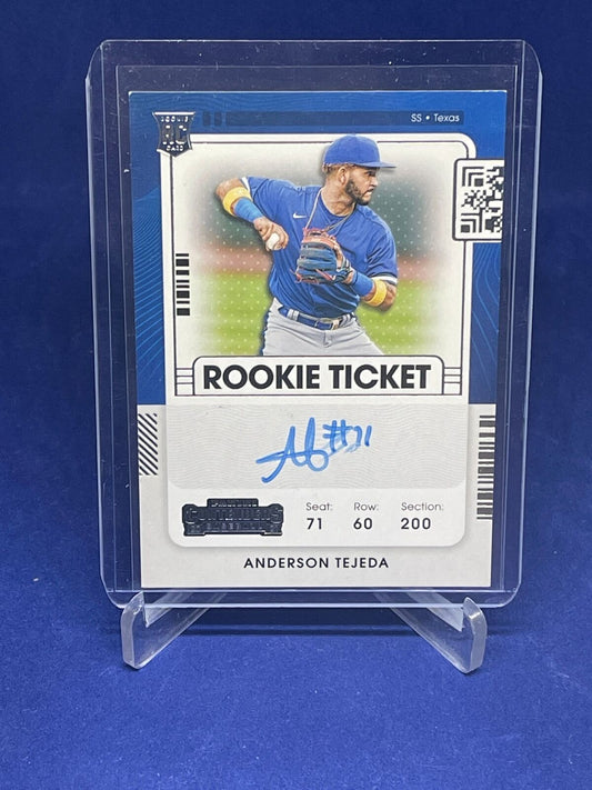 ANDERSON TEJADA 2021 PANINI CONTENDERS TICKET AUTO PROSPECT #149