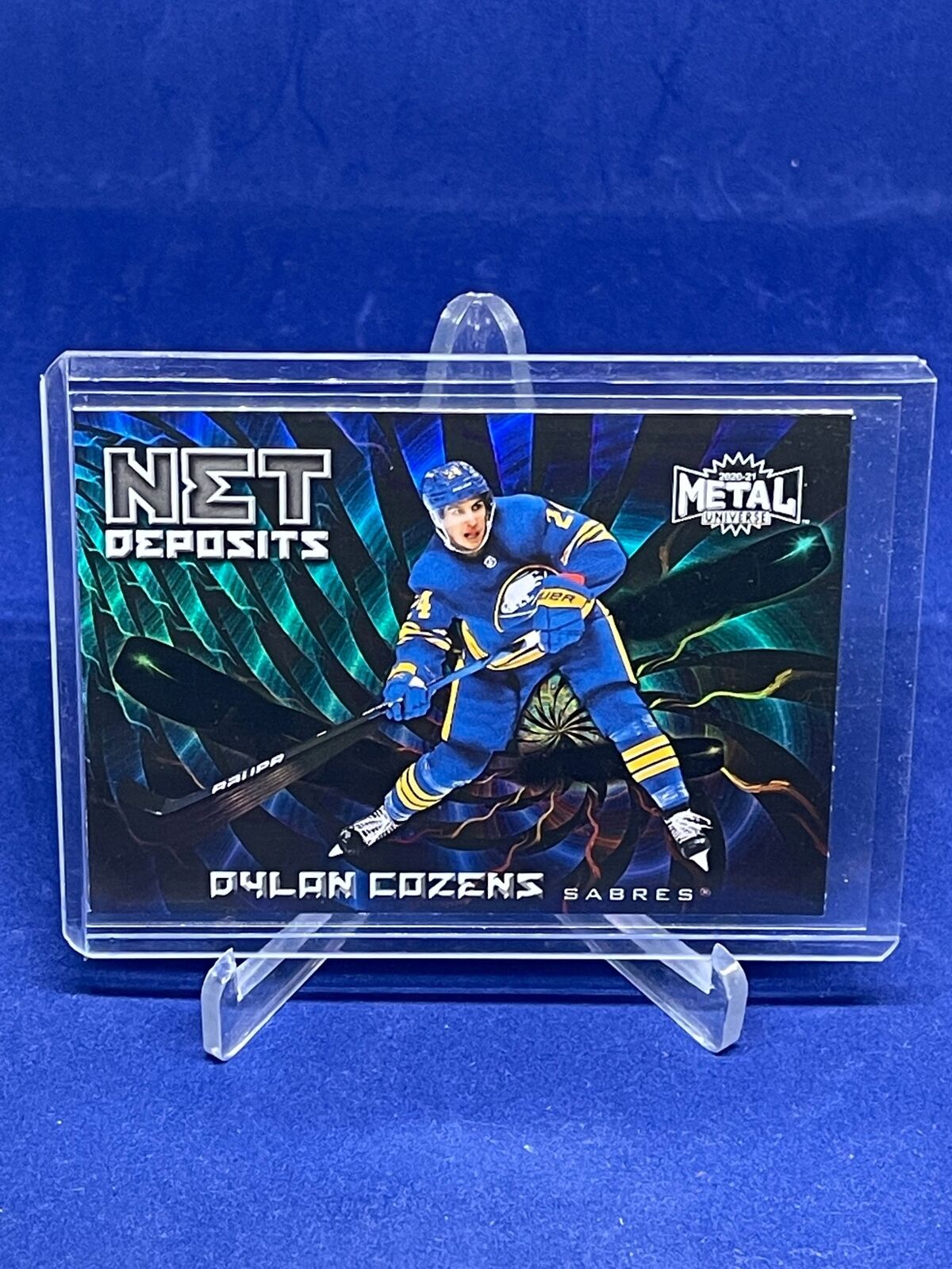 DYLAN COZENS 2020-21 NHL METAL UNIVERSE NET DEPOSITS RC