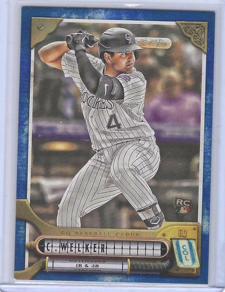COLTON WEKLER 2022 TOPPS GYPSY QUEEN BLUE ROOKIE RC #D 143/250