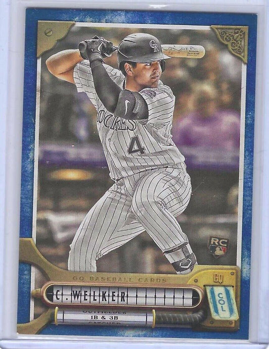COLTON WEKLER 2022 TOPPS GYPSY QUEEN BLUE ROOKIE RC #D 143/250