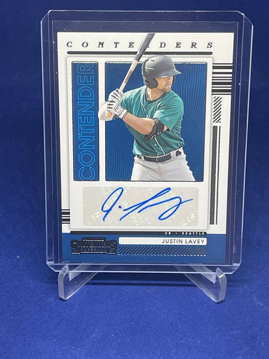 JUSTIN LAVEY 2021 PANINI CONTENDERS AUTO PROSPECT