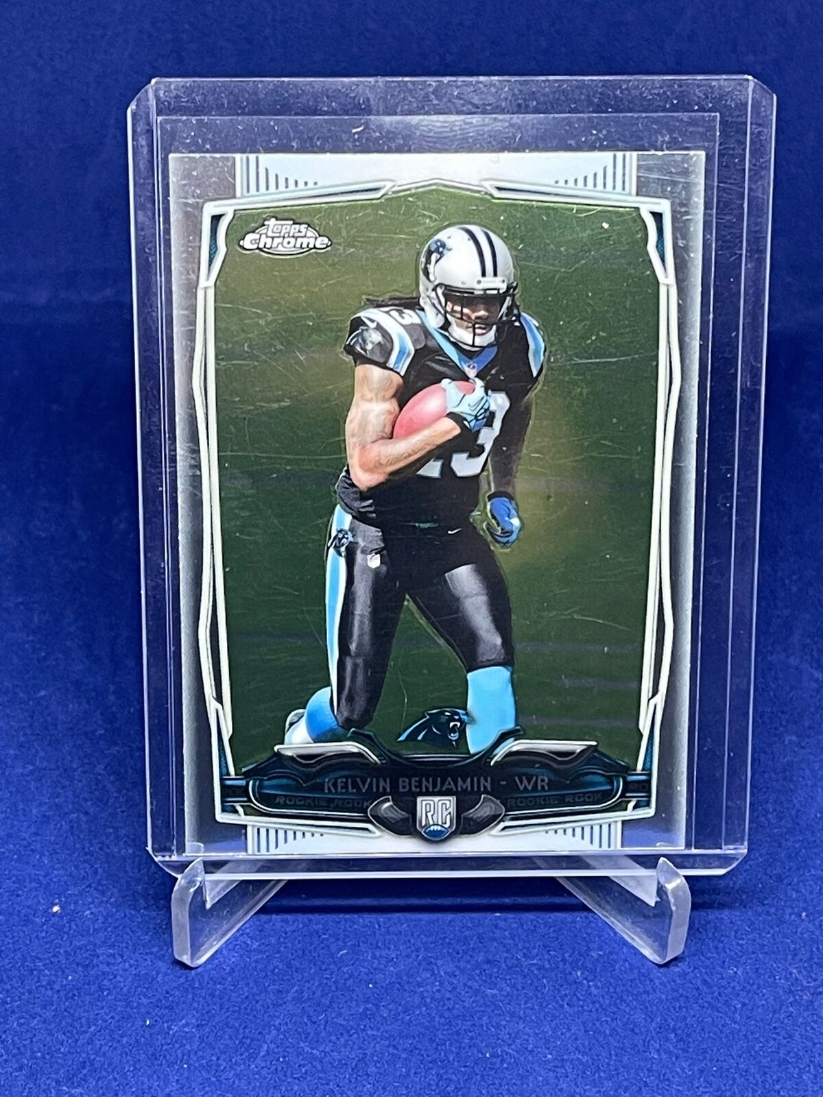 KELVIN BENJAMIN 2014 TOPPS CHROME SP PHOTO VARIATION SHORT PRINT ROOKIE RC #124