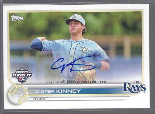 COOPER KINNEY 2022 TOPPS PRO DEBUT PROSPECT AUTO #PD-113