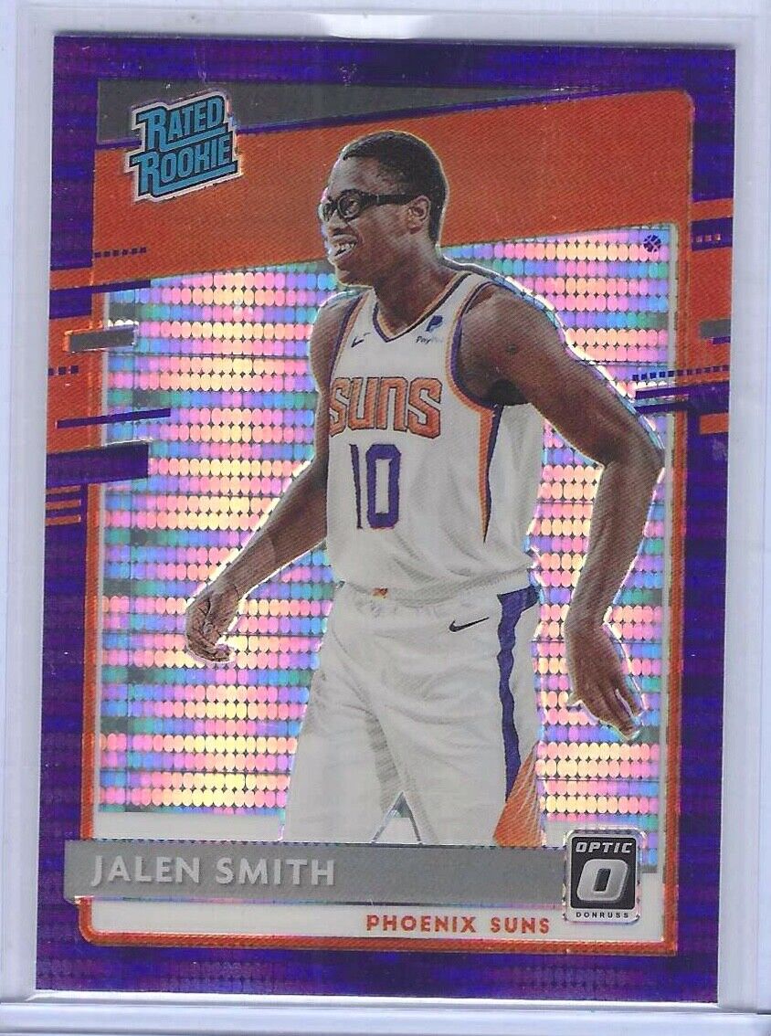 JALEN SMITH 2020-21 DONRUSS OPTIC PURPLE PULSAR PRIZM RATED ROOKIE RC #160